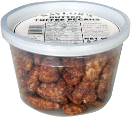 Naylor Butter Toffee Pecans container